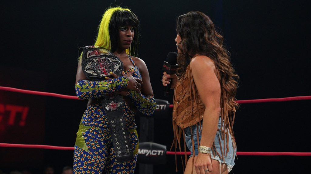 Por Qu La Campeona De Impact Knockouts Trinity Dice Que El Partido