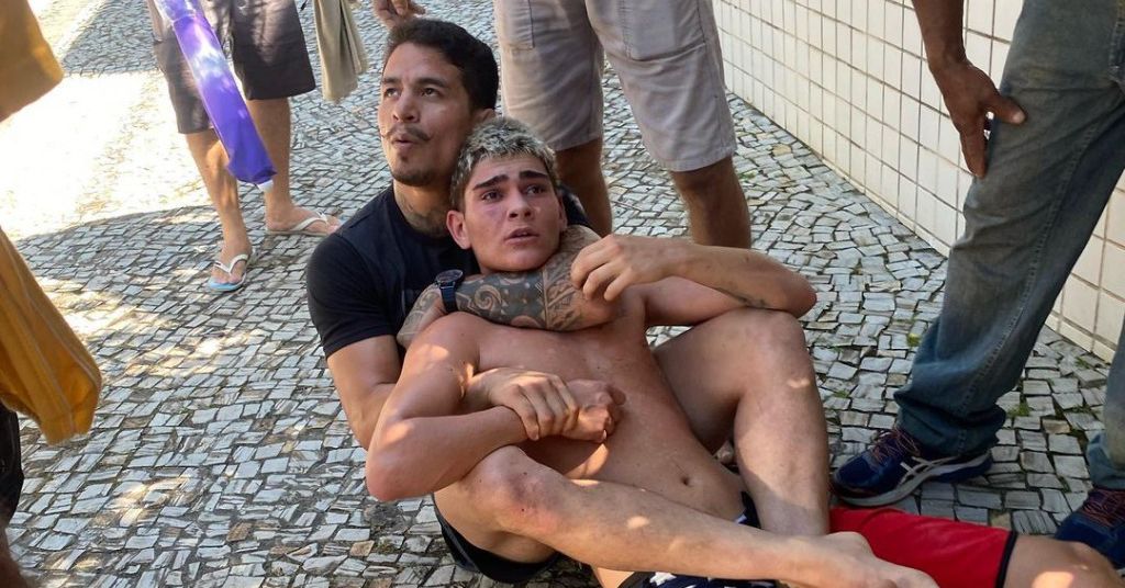 Video: Veterano de UFC Felipe Colares detiene a presunto ladrón en Brasil