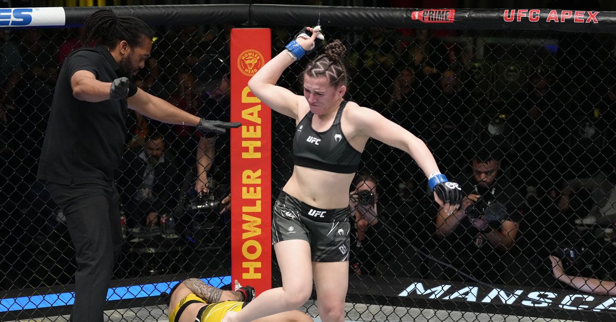 Show posterior a la pelea de UFC Vegas 69: reacción al impresionante final de Jessica Andrade de Erin Blanchfield