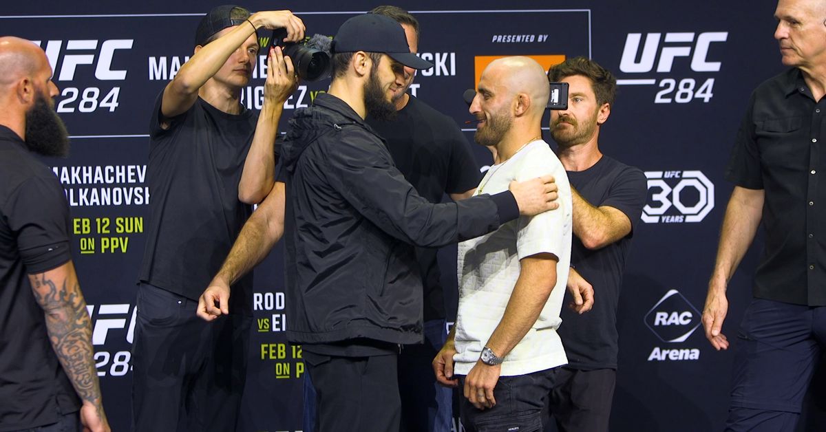 Video: enfrentamientos de la conferencia de prensa de UFC 284