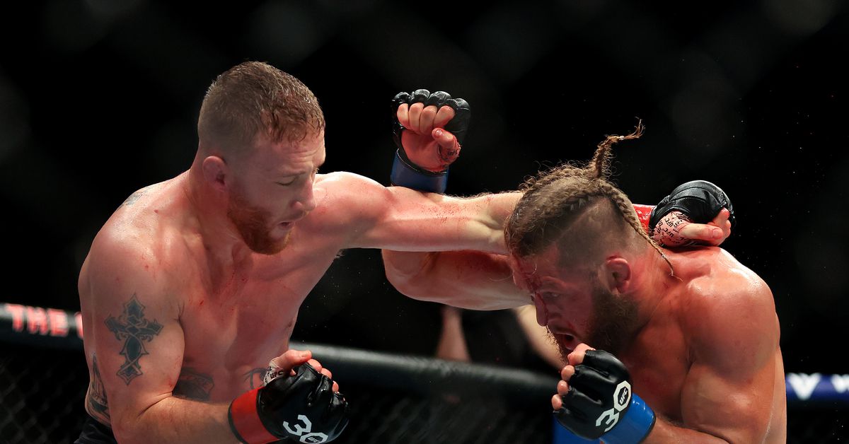 Bonificaciones de UFC 286: Justin Gaethje se lleva a casa la séptima pelea de la noche para la última guerra con Rafael Fiziev