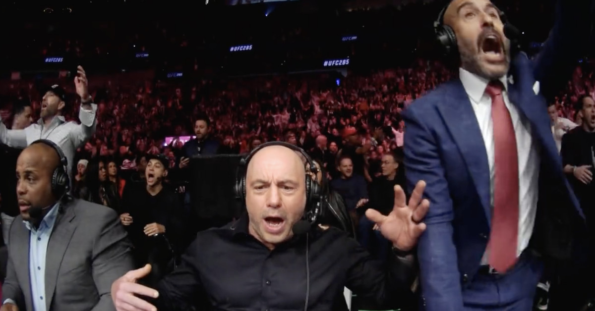 Video: Jon Anik, Joe Rogan y Daniel Cormier sorprendidos cuando Jon Jones somete a Ciryl Gane en UFC 285