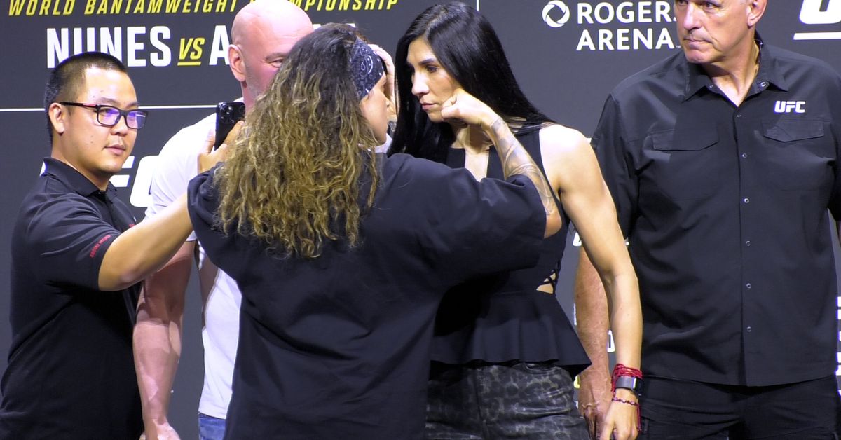 Conferencia de prensa de UFC 289 Staredowns: Amanda Nunes, Irene Aldana intensas en el enfrentamiento