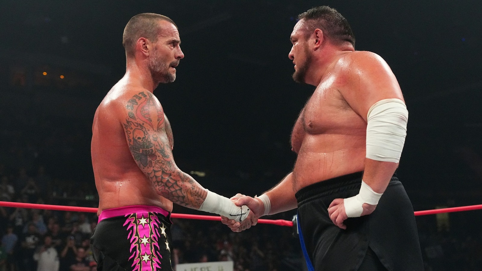 Samoa Joe comenta sobre la lucha libre de CM Punk en AEW 20 años después de sus primeros combates