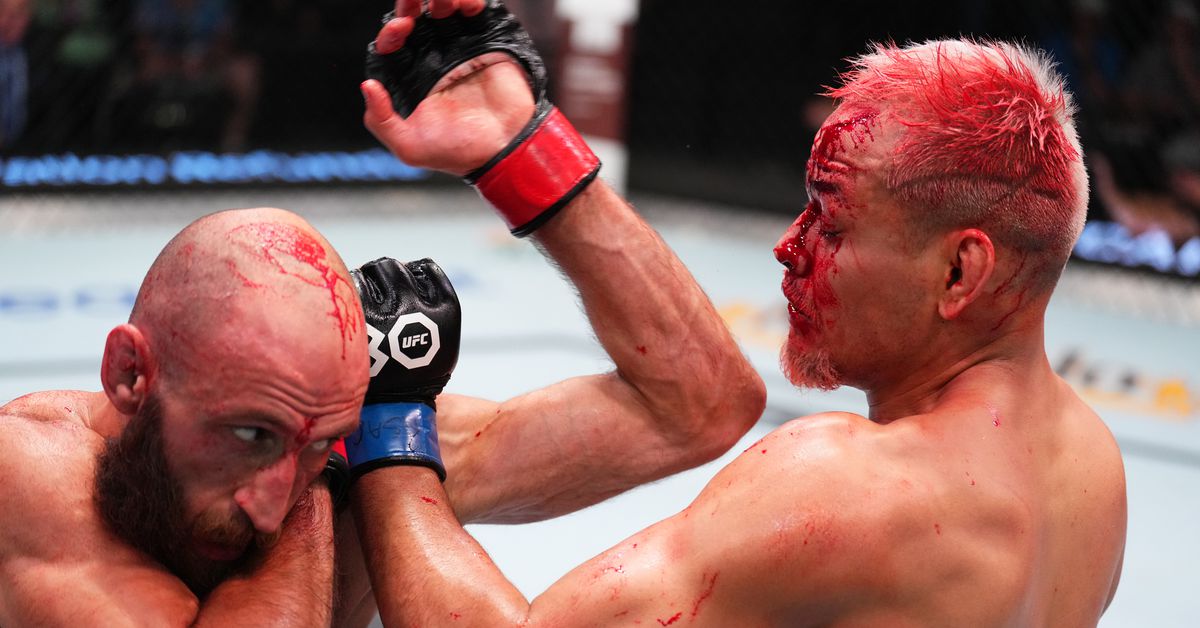 Video de UFC Vegas 76: Elves Brener sobrevive a la guerra sangrienta, logra un loco regreso molesto