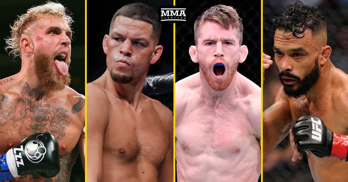 Nate Diaz vs. Jake Paul & UFC Nashville show previo: ¿Díaz tiene más magia en él?