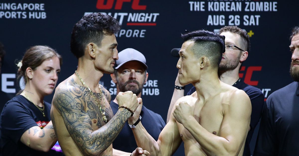 Resultados de UFC Singapur: Holloway vs. Korean Zombie