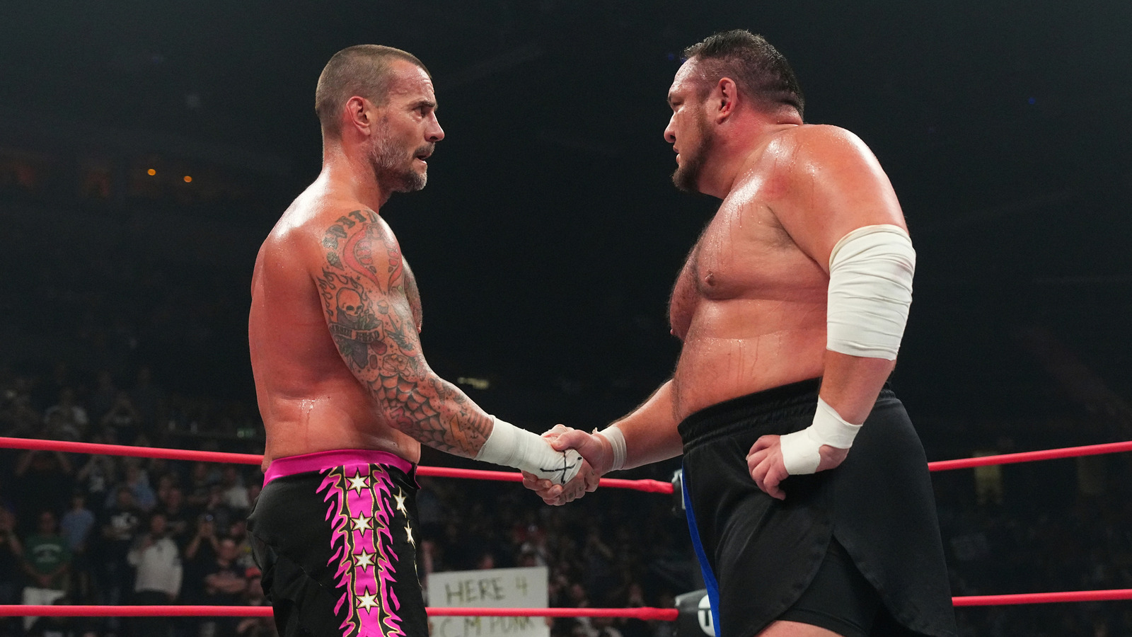 Samoa Joe reta a CM Punk a otro combate en AEW All In en el estadio de Wembley