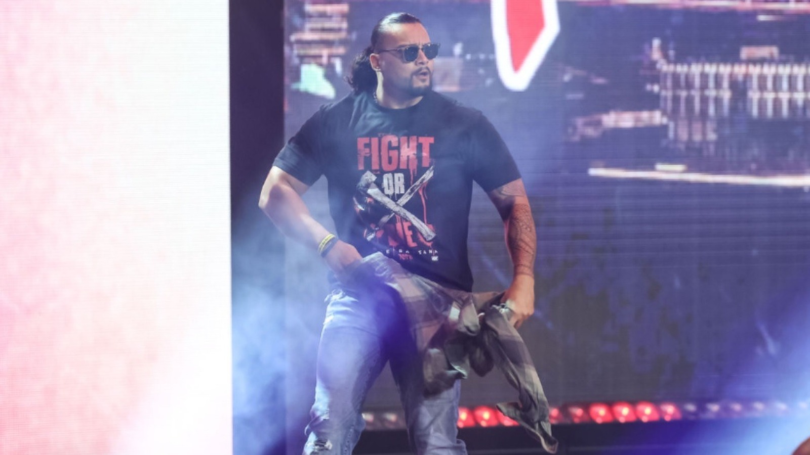 Santana sobre el incidente de CM Punk/Jack Perry en AEW All In: 'A quién le importa un carajo'