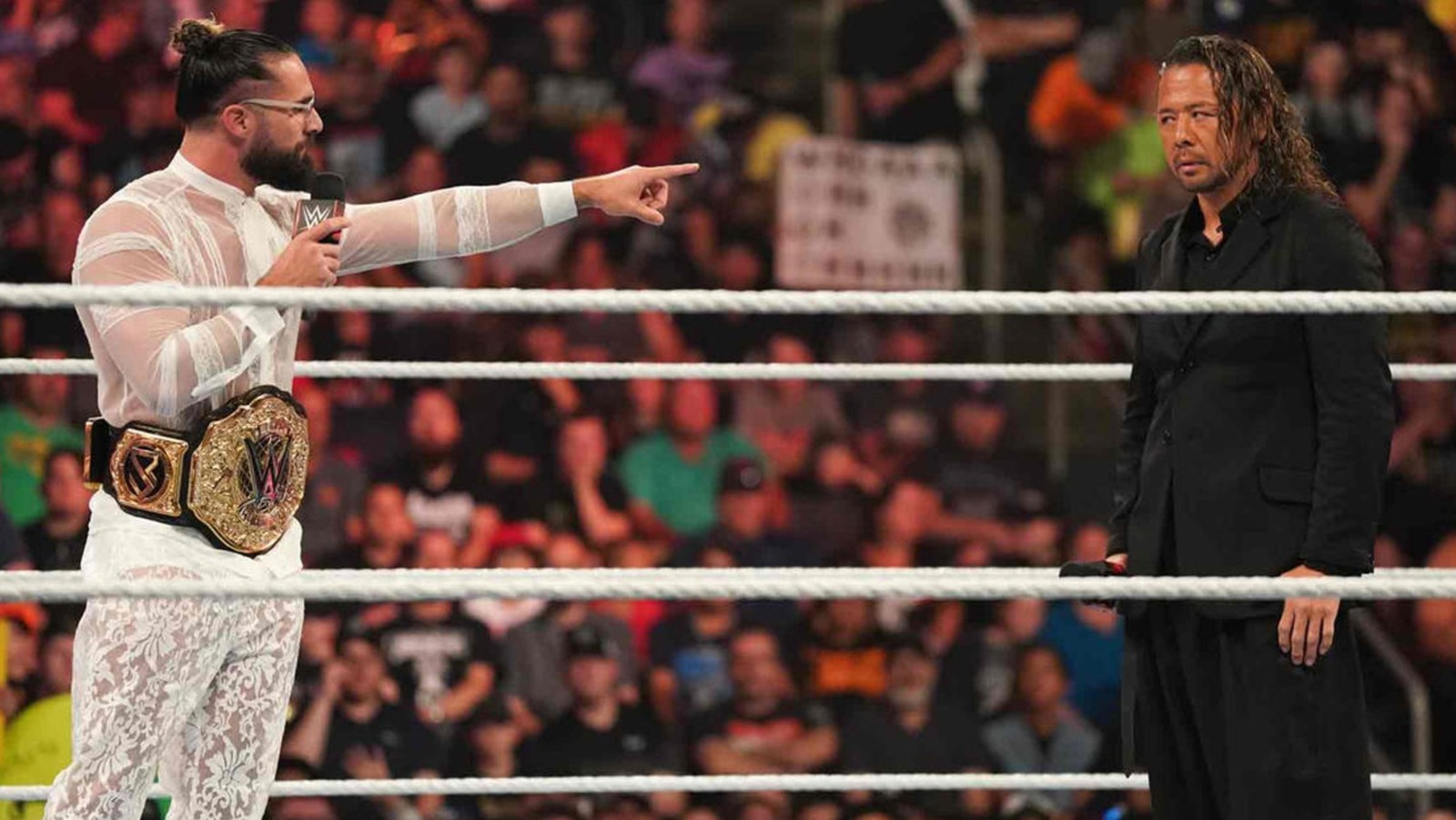 Seth Rollins vs.  La lucha por el título mundial de Shinsuke Nakamura se hace oficial para WWE Payback