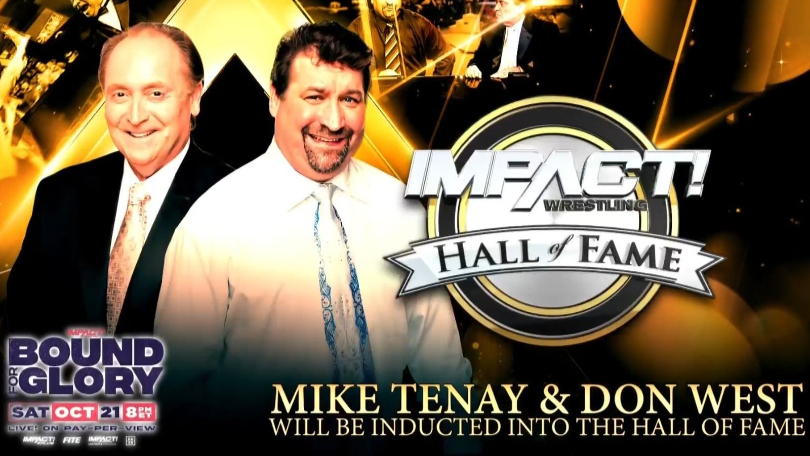 Don West y Mike Tenay anunciados para el Salón de la Fama de Impact