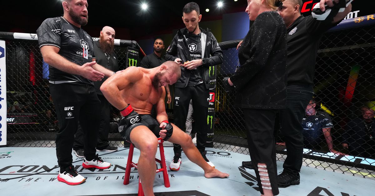 Mateusz Gamrot gana después de que Rafael Fiziev sufriera una terrible lesión en la pierna en UFC Vegas 79