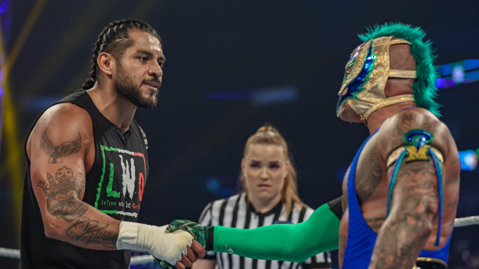 Santos Escobar detalla su relación con el miembro del Salón de la Fama de la WWE Rey Mysterio