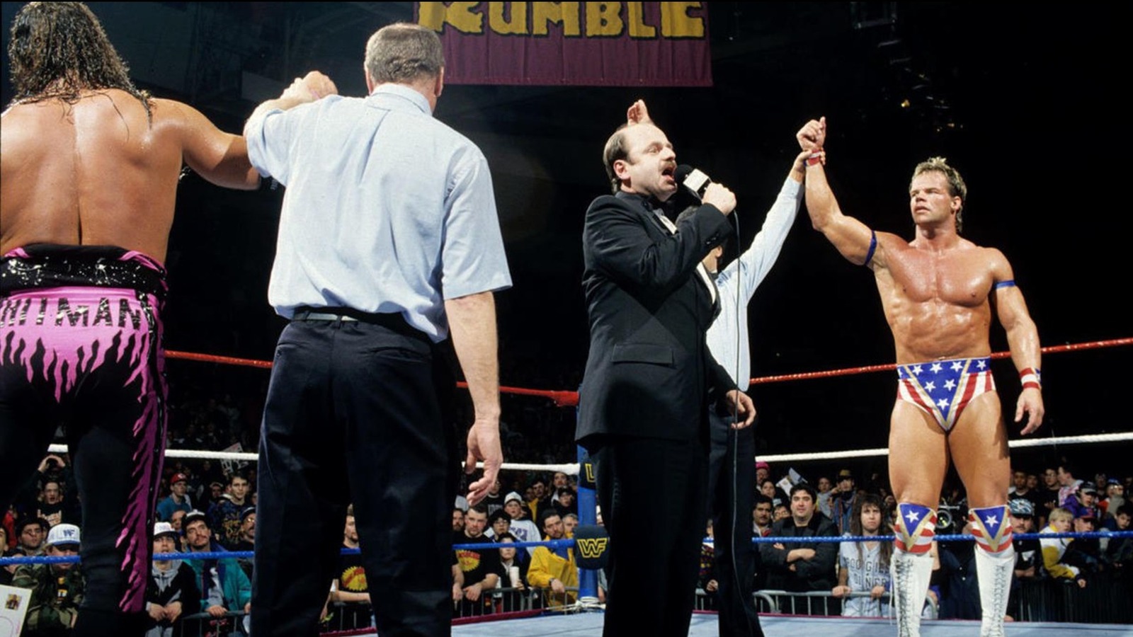 Lex Luger recuerda que Bret Hart lo protegió en WWE Royal Rumble 1994