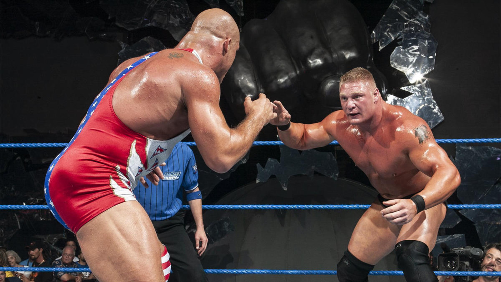 El miembro del Salón de la Fama de la WWE, Kurt Angle, habla sobre su vínculo con Brock Lesnar