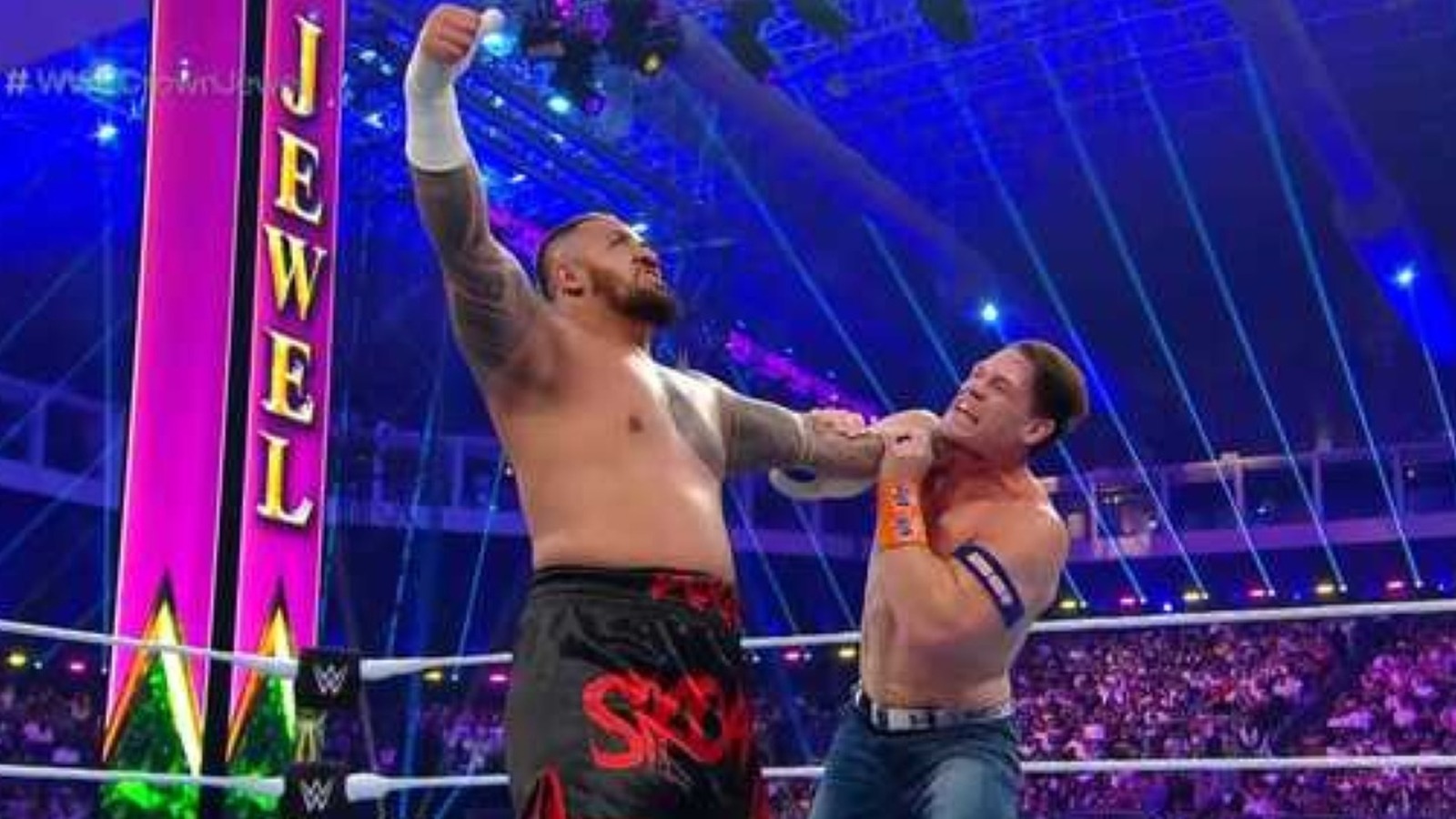 Solo Sikoa derrota a John Cena de manera dominante en WWE Crown Jewel