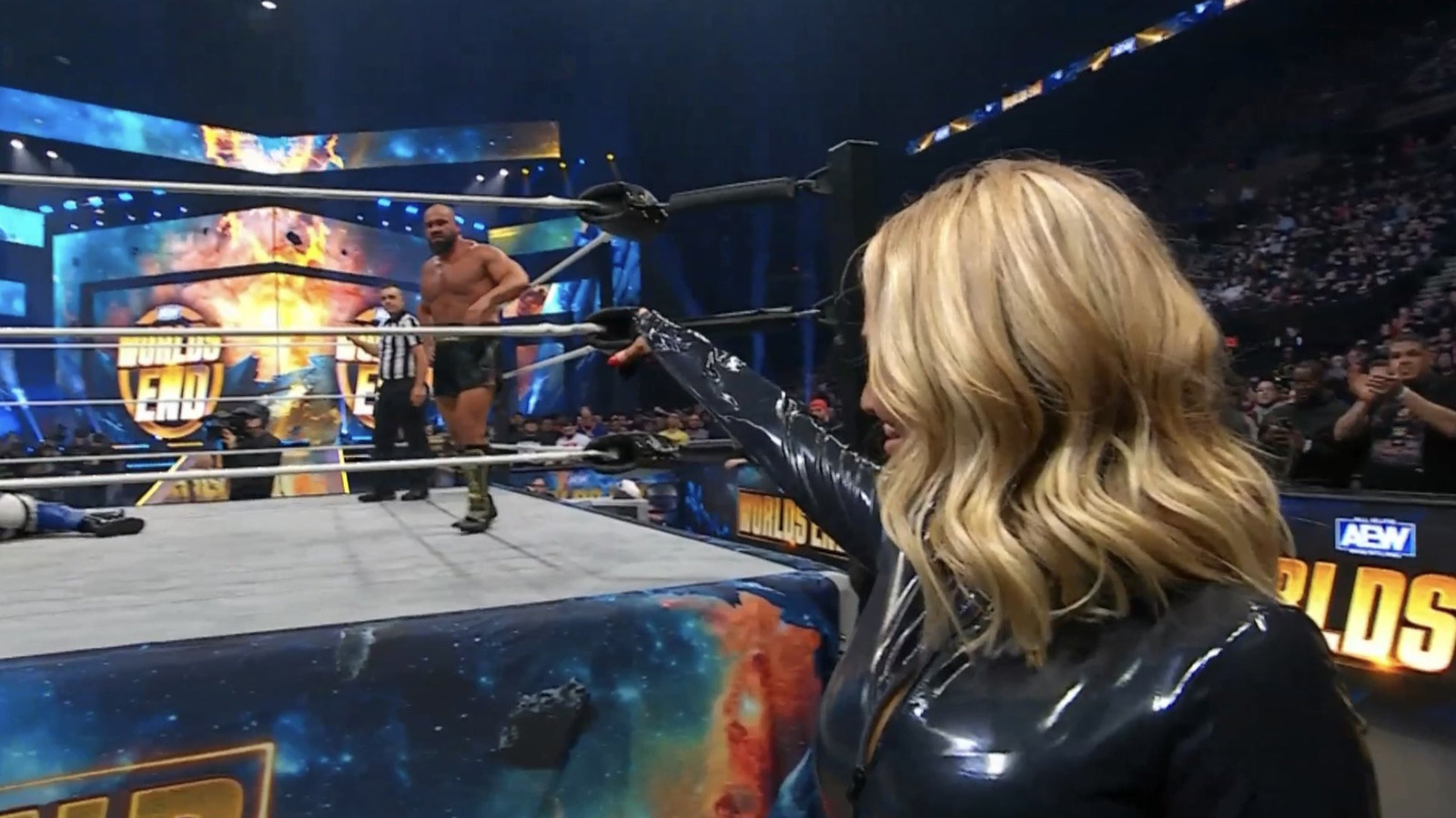 CJ Perry se vuelve contra Andrade El Idolo y ayuda a Miro a aprovecharlo en AEW Worlds End