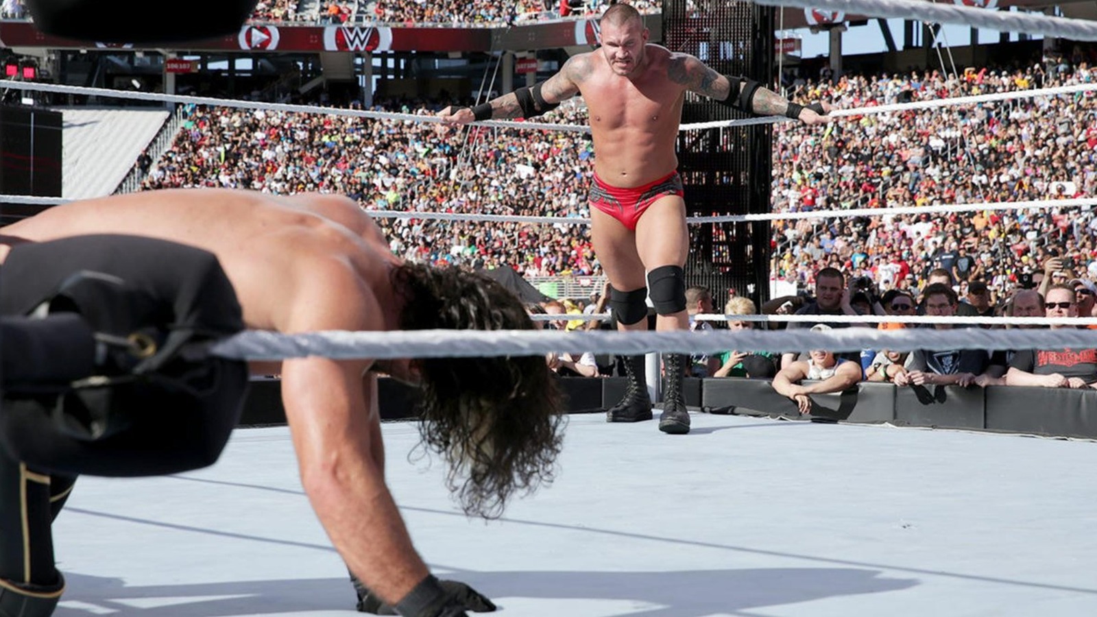 Randy Orton sobre quién merece crédito por el anuncio RKO de WrestleMania 31 con Seth Rollins