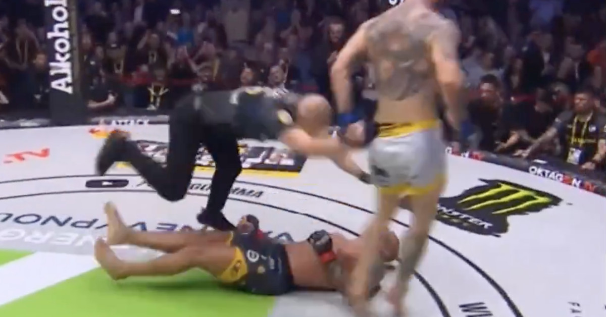 Video: Samuel Kristofic almidona al veterano de UFC Karlos Vemola con un espeluznante nocaut en Oktagon 51