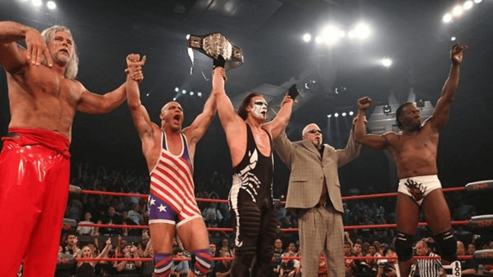 Jeff Jarrett aborda el extraño cambio de acento de Booker T durante el evento principal de TNA Mafia Run