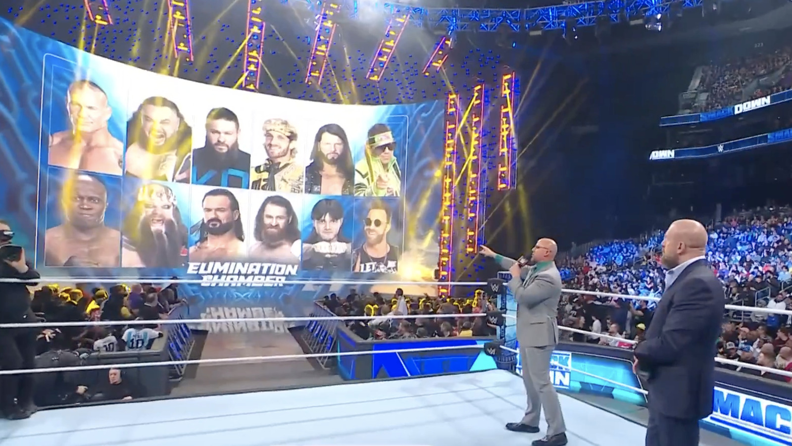 El oponente de Seth Rollins en WWE WrestleMania se decidirá mediante una lucha en la Cámara de Eliminación