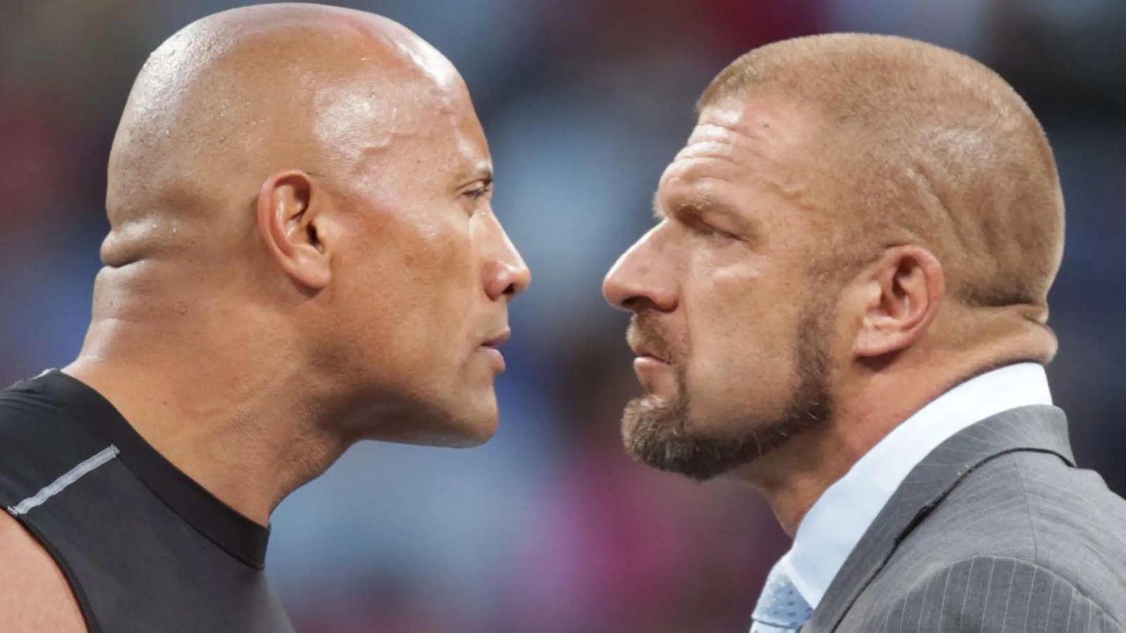 The Rock y Triple H promocionan su episodio de rivales de la WWE en A&E