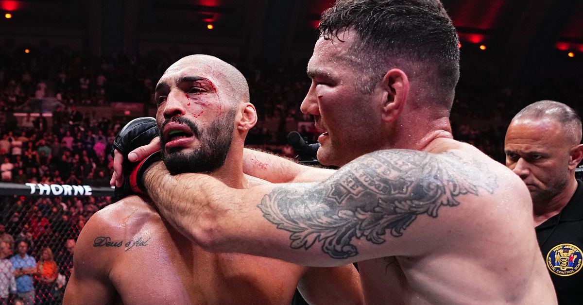 Bruno Silva apelará la derrota de UFC Atlantic City, dice que Chris Weidman 'actuó de mala fe' con múltiples golpes en los ojos