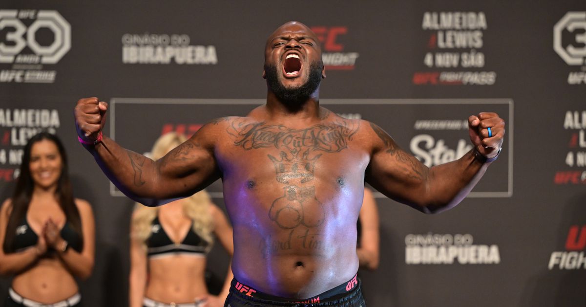 Derrick Lewis vs. Rodrigo Nascimento anunciado como cabeza de cartel de UFC St. Louis
