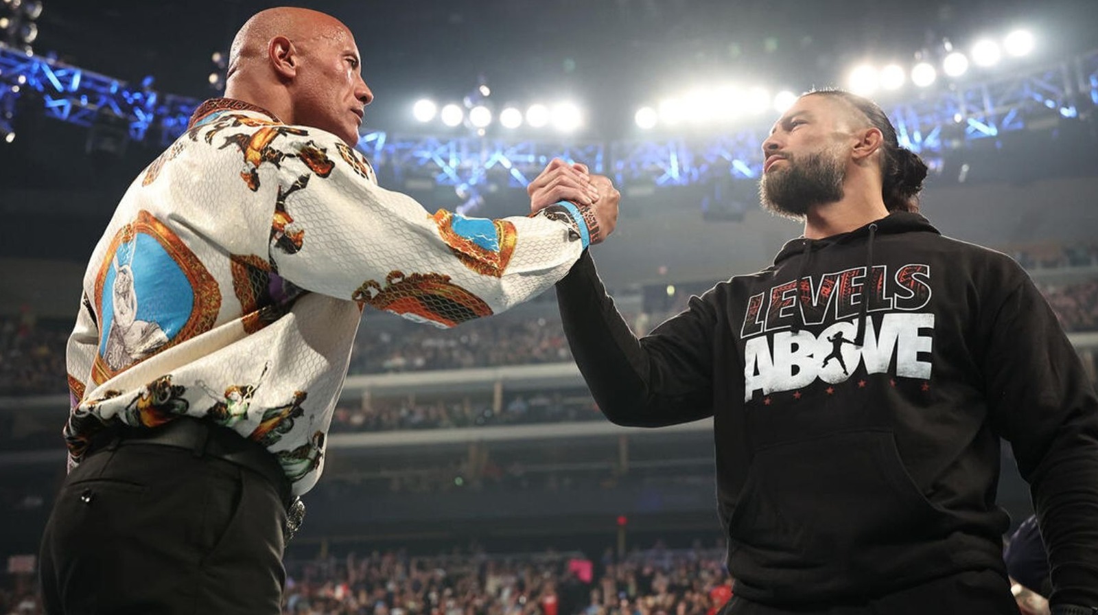O'Shea Jackson Jr. explica el entusiasmo por la idea de The Rock vs.  Roman reina en la WWE