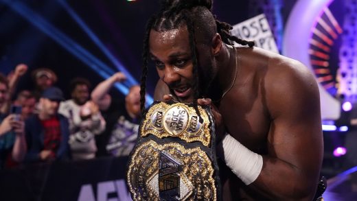 El nuevo campeón mundial de AEW, Swerve Strickland, rechazó posibilidades de ser campeón internacional