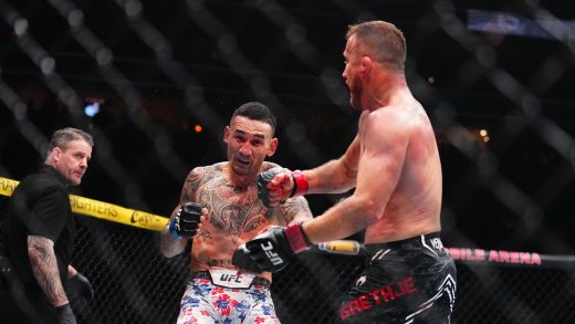Max Holloway confirma que Justin Gaethje debería haber sido acreditado por la caída de UFC 300: 'Eso es una tontería'