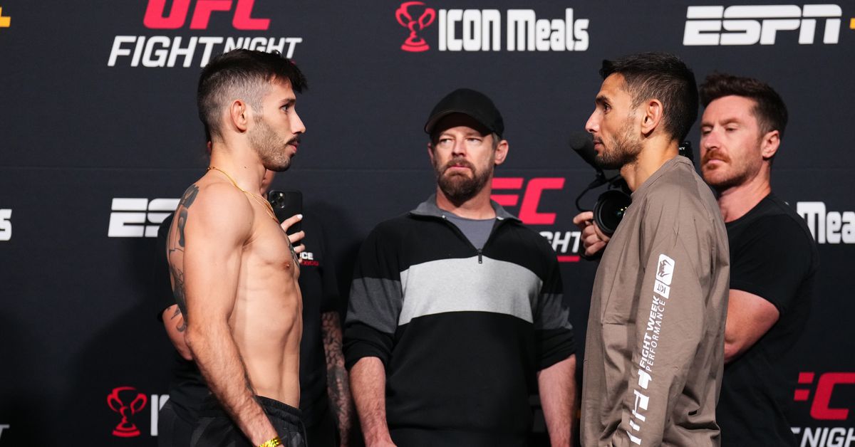 Resultados de UFC Vegas 91: Nicolau vs.Pérez
