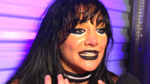 Una emotiva Tatum Paxley reacciona al perder la oportunidad por el título femenino de WWE NXT