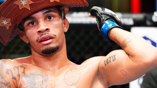 Andre Lima quiere un bono real en UFC 302 después de un cheque de $50,000 por una mordida y un tatuaje extraños en su debut