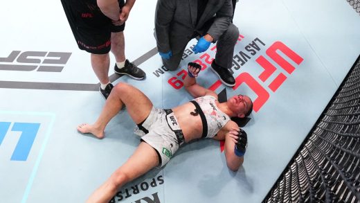 Ariane Carnelossi se someterá a una cirugía por fractura de hueso facial después de cabezazos ilegales en UFC Vegas 92