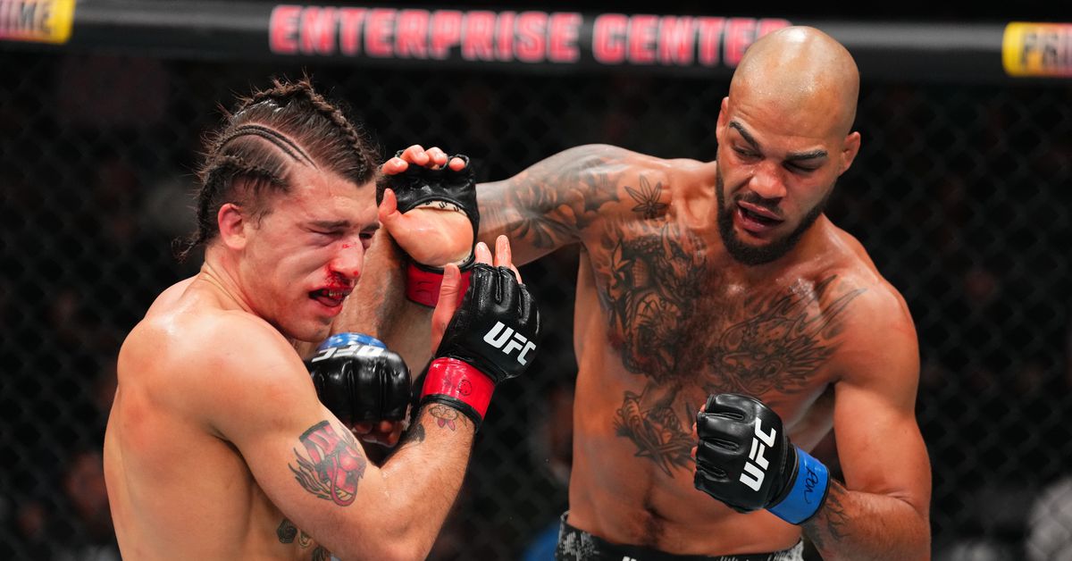 Bonificaciones de UFC St. Louis: Trey Waters y Billy Goff se llevan a casa la Pelea de la Noche después de una guerra épica