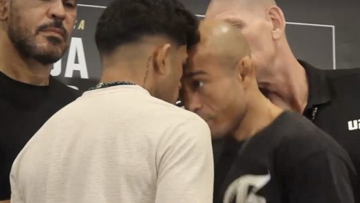 Enfrentamientos del día de prensa de UFC 301: José Aldo y Jonathan Martínez se separaron después de una acalorada mirada