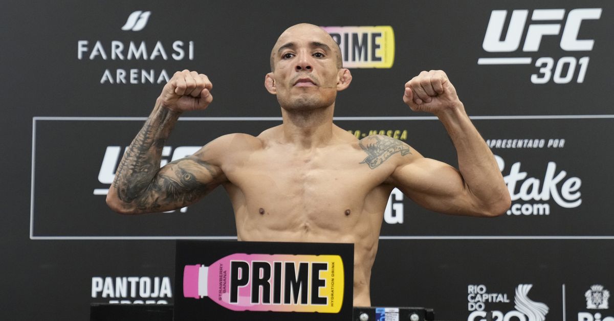 Resultados del pesaje de UFC 301: José Aldo da el peso para la pelea final