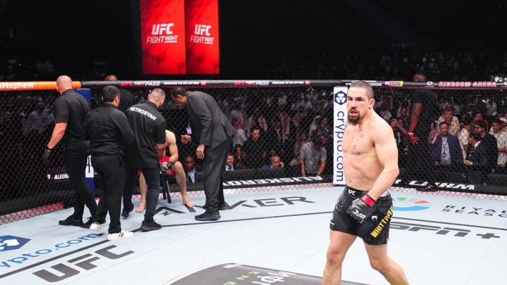 'Pónganlo sobre pilotes': los profesionales reaccionan cuando Robert Whittaker destruyó a Ikram Aliskerov en UFC Arabia Saudita