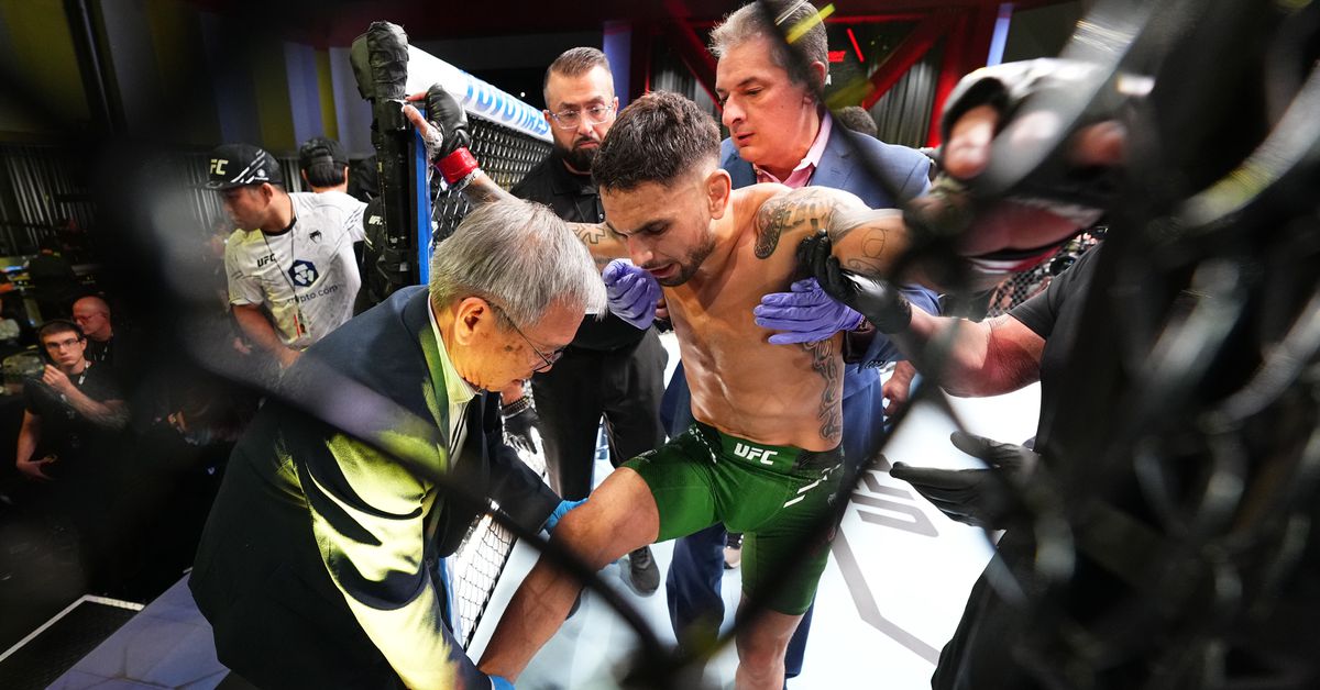 Alex Pérez espera una resonancia magnética después de una desagradable lesión en UFC Vegas 93, sin estar seguro del calendario de regreso