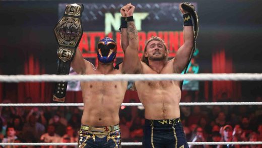 Los campeones en parejas de WWE NXT, Nathan Frazer y Axiom, exigen retadores, el mejor equipo de TNA responde