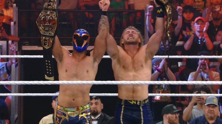 Nathan Frazer y Axiom derrotan a Good Brothers en WWE NXT Battleground y retienen los títulos en parejas