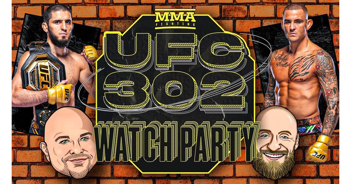 UFC 302: fiesta de transmisión en vivo de Islam Makhachev vs.Dustin Poirier