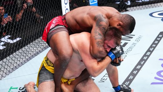 Video UFC 302: Jailton Almeida estrangula fácilmente a Alexandr Romanov dentro de un round