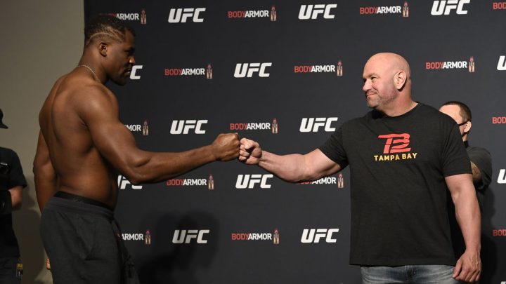 Dana White asume toda la responsabilidad por la eliminación de Francis Ngannou del video de UFC 305: "Échenme la culpa por eso"