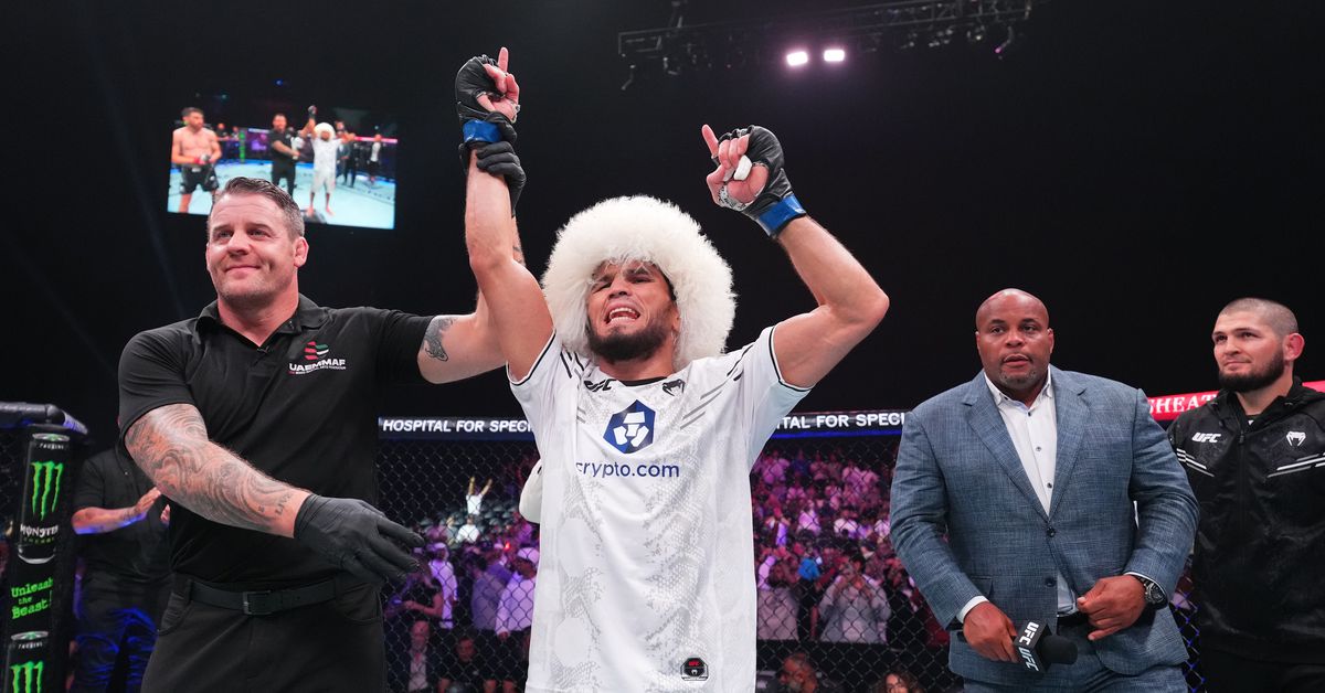 Espectáculo posterior a la pelea de la UFC en Abu Dhabi