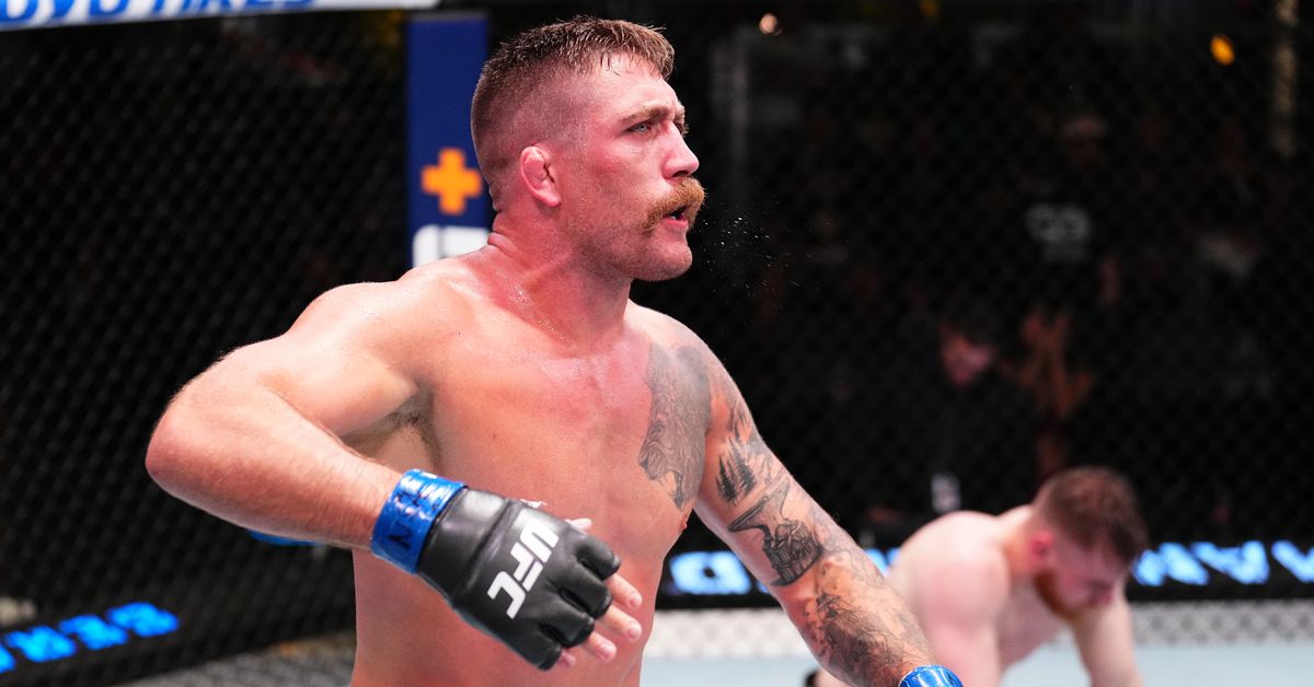 Gerald Meerschaert reacciona tras romper el récord de Anderson Silva con una remontada alocada en UFC Vegas 96