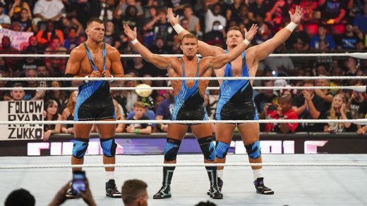 La multitud de Texas revive el viejo cántico de Kurt Angle después del debut de Creed Bros con nueva música en WWE RAW