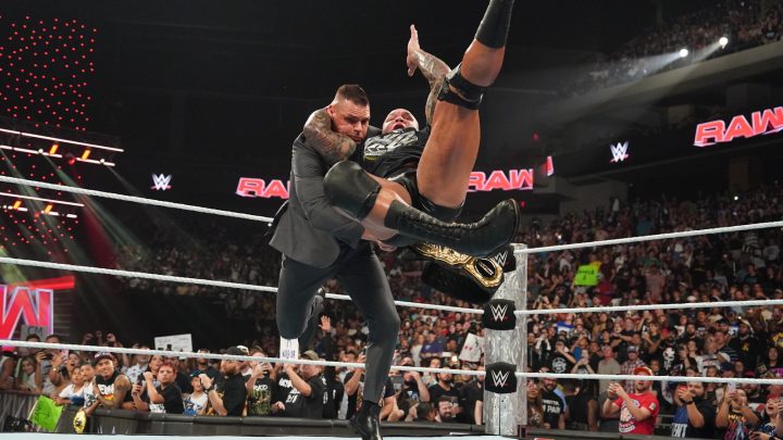 Randy Orton realiza un movimiento final contra GUNTHER luego de que WWE Raw saliera del aire