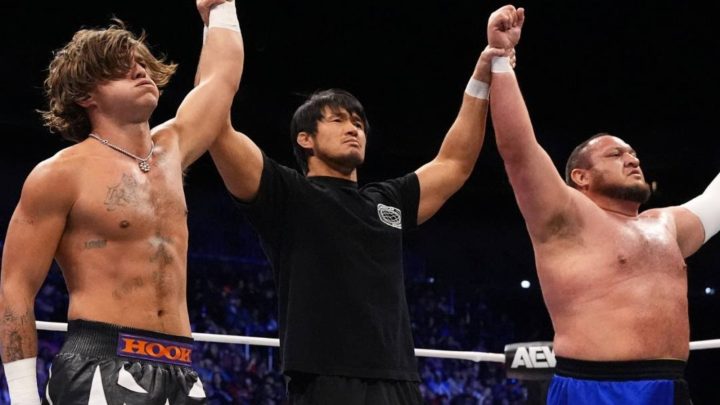 Samoa Joe habla sobre la creación del equipo AEW con HOOK y Shibata